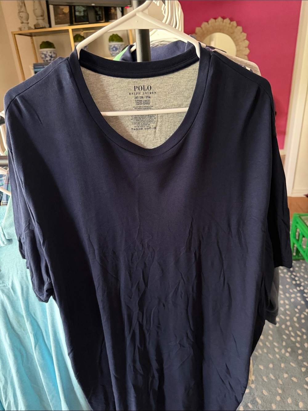 Polo by Ralph Lauren Navy Short-Sleeve Crew Tee - Classic Solid